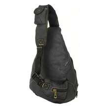 Kvn Unisex 1-Strap Reinforced Canvas Crossbody Backpack - màu xanh lá - Xem 3