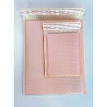 10个气泡袋信封袋，物流缓冲袋，适用于贵重物品的运输包装，内含缓冲气泡，有效保护物品。自粘快递袋。返校