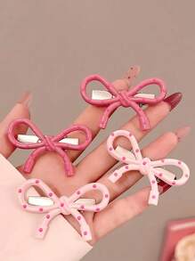 4pcs/2pcs Cute Bow Design Women Hair Clips Set, Fashionable Bangs & Hair Accessory With Hollow Out Detail, Hair Accessories Hair Tools, Beauty Accessories, Curly Hair Accessories Hair, Hair Accessory, Hair Accessories,Accessories, Hair Accessories Fall,Travel, Hair Tools,Accessories Women, Hair Stuff,Fall,Hair,Hair Accessories,Accessories,Hair Accessories Travel,Hair Accessories,Accessories Women,Hair Accessory,Hair Accessories Women,Hair Tools,Hair Stuff,Stuff,Beauty Accessories,Gifts,Travel,Gifts For Women,Hair Stuff,Stocking Stuffers