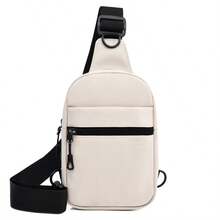 1pc New Women's Chest Bag, Women's Crossbody Bag, Made Of Soft Nylon Material, Thick And Durable, Solid Color, High Quality, Suitable For Daily Commuting, Sports, Campus, Shopping, Travel, Holiday Gifts - Multicolor - View 15