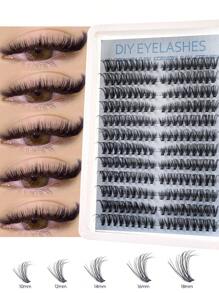 Lash Clusters Natural Individual Lashes432/216Pcs Wispy Cluster Eyelash Extensions D Curl Lash Extension Volume Cluster Lashes (30D 40D 50D 60D 80D 100D Mixed, 10-16MM) Extension Dramatic Eyelash Extensions Eyelashes Clusters.Wedding Bride Makeup Tools