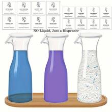 2 Packs Laundry Detergent Dispenser 20oz For Laundry Room, Laundry Room Organization For Liquid Soap Scent Booster Softener Bleach Beads Fabric Softener, Laundry Powder Container Bottle, Dorm Room, Washing Up Liquid - Multicolor - View 11