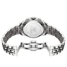 OLEVS. OLEVS Watches For Men Business Dress Luxury Casual Chronograph Multifunction Analog Quartz Stainless Steel Waterproof Luminous Moon Phase Date Men Wrist Watches Reloj Para Hombre - 白色 - 查看 10