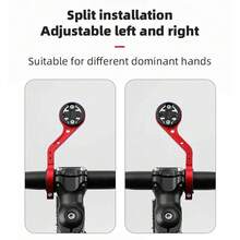 1pc Mountain Bike Aluminum Alloy Speedometer Mount Bicycle Extension Bracket Speedometer Holder Light Mount Cycling Equipment Accessory - Multicolor - View 7