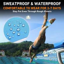 10 PIEZAS de Cinta Kinesiológica para Tobillo, Cinta para Tobillo Precortada, Transpirable, Cinta Kinesiológica Atlética Elástica para Soporte de Tobillo y Músculo para talla grande Deportes - Multicolor - Ver 5