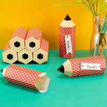 1 pieza/5 piezas/10 piezas Regalos de soporte para lápices con forma de lápiz, ideal para regalos de graduación, regalos de regreso a la escuela, regalos de fiesta de cumpleaños, regalos del Día del Maestro | Tema patriótico | Estructura duradera, caja organizadora de lápices, soporte de lápices para la temporada de regreso a la escuela Útiles escolares Esenciales escolares Cosas escolares