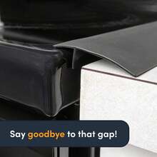 1/2 piezas de tiras de silicona para juntas, tiras resistentes al calor en forma de T para cocina, tiras de sellado de silicona, a prueba de agua, a prueba de aceite y polvo, juego de juntas para estufa de gas, colores seleccionados al azar - Multicolor - Ver 5