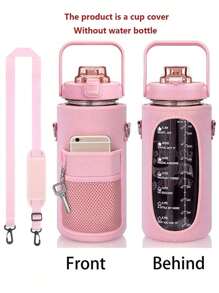 1PC HQ SBR Diving Material 40OZ Outdoor Sports Water Kettle Cover, Anti Slip Cup Cover That Can Cross The Water Bottle Bag Diagonally, Travel Essentials