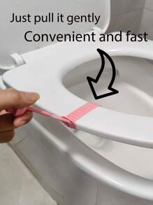 2 pezzi Manico per sollevare il coperchio del water a forma di fungo, sollevatore igienico per coperchio del bagno, strumento pratico per il water (adatto per tutti i water), senza batteria