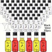 1/5/22/30/36/41pcs Plastic Empty Bottle Mini 0.85Oz Empty Plastic Juice Bottles With Funnels, Can Washable, Reusable, And Durable,Be Used To Store A Small Travel-Sized Quantity Of Your Favorite Lotion, Perfume, DIY Essential Oils, For Party Favors, Weddings, Back To School - Clear - View 16