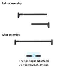 Adjustable Tension Rod - Made Of Stainless Steel With Plastic End Caps, Easy Installation Without Drilling, Suitable For Shower Curtains, Curtains, Closets, Balcony Drying - Available In Silver, Black, White And Grey Room Decor Bathroom Accessories Back To School