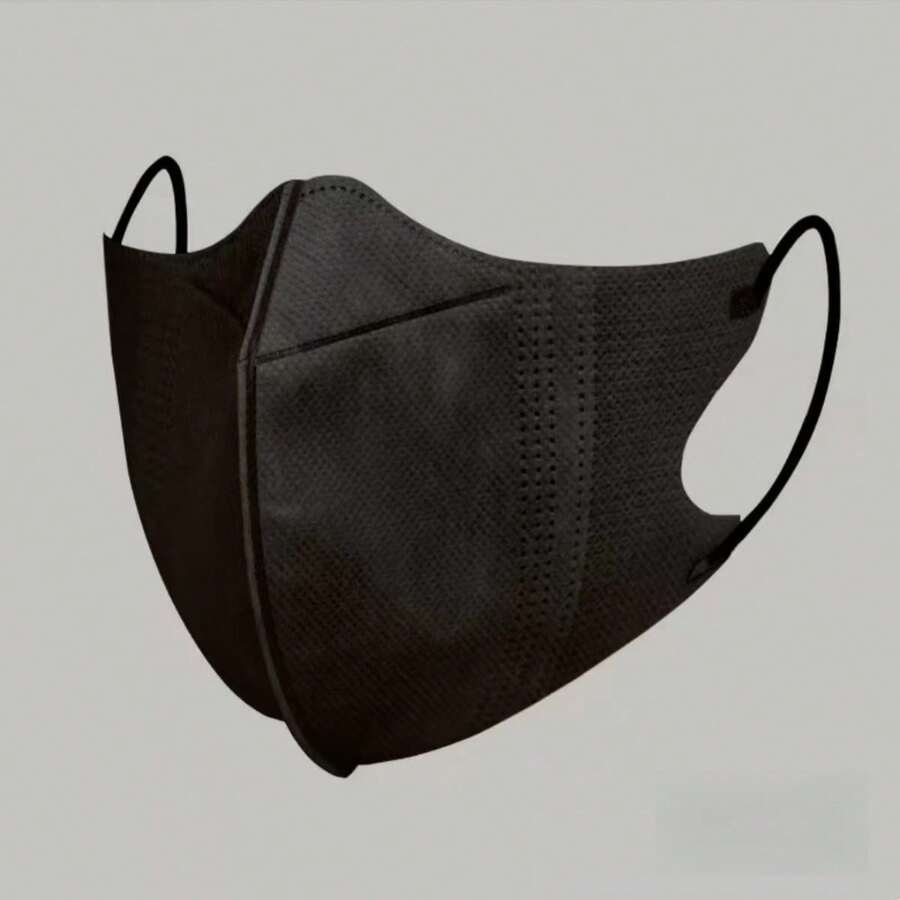 10pcs/50pcs 3D Face Mask, Individually Packaged, High Aesthetic, Breathable Disposable Mask, New Design - Multicolor - View 1