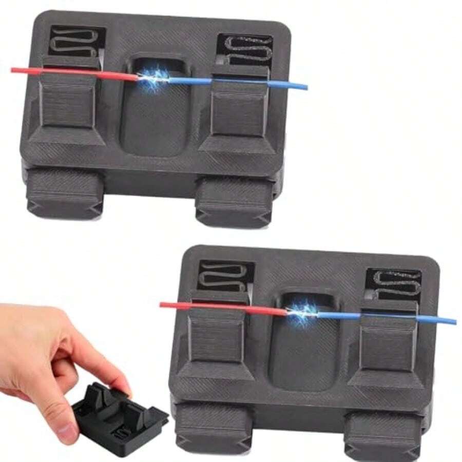 Electric Wire Welding Fixture Welding Electrode Holder Holding Power Welding Accessories Portable Welding Fixture Tool Soldering Helping Hands For MIG TIG And Spot Welding 2 Pcs - 如圖 - 查看 1