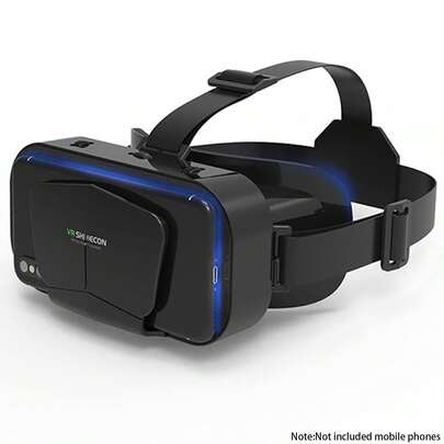 Tai nghe thực tế ảo YIYI VR Kính 3D Tai nghe và mũ bảo hiểm điều khiển từ xa VR Kính VR cho TV, phim và trò chơi điện tử Tương thích với IOS, Android và hỗ trợ 4,7-7 inch