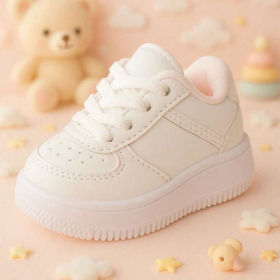Comfortable And Safe Children's Sneakers | Sporty, Soft And Non-Slip - 18 To 34 - trắng - Xem 1