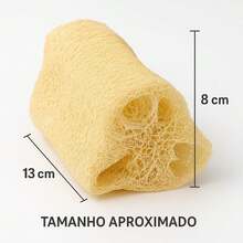 Kit 10 Buchas Vegetais Banho Esponja Natural para Limpeza em Geral