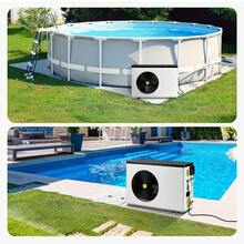 Electric Pool Heat Pump, 22250 BTU, Pool Heaters For 3171-6605GAL Above And In Ground Pools, Low Noise, Heating And Cooling Highly Efficient & Energy-Saving Pool Water Heater AC120V 60Hz - US A Type Plug(110-127V) - View 1