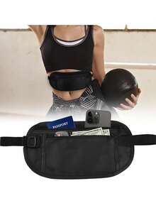 Nuevo cinturón de viaje para exteriores - Billetera para pasaporte invisible, riñonera para correr, portador de efectivo , billetera invisible, riñonera antirobo para actividades al aire libre, cinturón de viaje oculto para correr - Multicolor - Ver 1