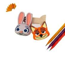 1pc, 12pcs Creative Cartoon Mickey & Rabbit Pencil Sharpeners, Minnie Shaped Student Pencil Sharpener, Learning Supplies & Gift Set School Supplies,Back To School
