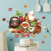 1 Piece Of Kitchen Decoration Wall Sticker Suitable For Home Life, Home Decoration, Living Room, Bedroom, Kitchen Decoration Sticker - Multicolor - View 9