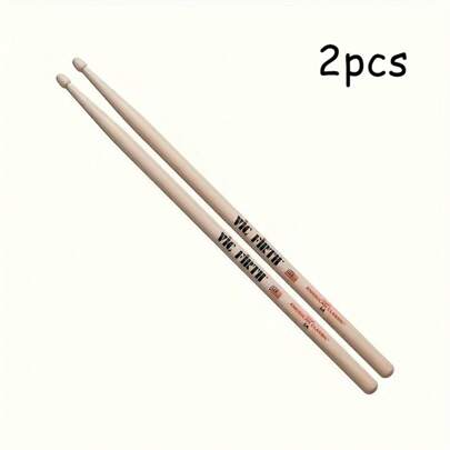 2 Stücke 5A/7A Klassische Retro Ahornholz Drumsticks - Hochwertige natürliche unbehandelte Ahornholz Percussion Sticks, mit der Gravur "Drumsticks werden niemals sterben" versehen, professionelles Schlagzeug Zubehör mit exzellenter Klangqualität, klarer Resonanz und ausgewogenem Gewicht, massive Holz Drumsticks für Schlagzeugset, Studioaufnahmen, Live-Auftritte, Musikpraxis und Schlagzeugunterricht, unverzichtbares Schlagzeug Zubehör für professionelle Schlagzeuger und Musikenthusiasten