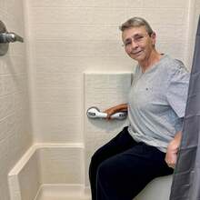 2pcs Shower Handle Bathtub And Shower Handrail Suction Rod Handle Disabled Elderly Safety Bathroom Bathtub Handle - Balance Assist Only Applicable To Tiles, Glass And Hard Plastic Bathroom Accessories Bathroom Tools - Multicolor - View 2