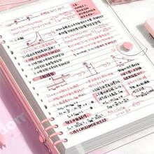 Cuaderno de 60 páginas A5 de cuero suave transparente a granel, con páginas perforadas, tornillo desmontable y diseño impermeable - perfecto para suministros de oficina diarios y estilo minimalista | Cuaderno minimalista | Cuaderno impermeable, Útiles escolares