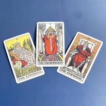 1909 Tarot Cards, Party Board Game, Party Atmosphere Props, Friends Gathering Game Supplies, Gift For Friends - Yellow - View 3