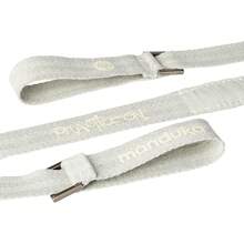 Travel On Commuter - Soporte para tapete de Yoga, Correa de algodón Ajustable, Apto para Todos los tapetes de Yoga - Gris jaspeado y felicidad - Ver 6