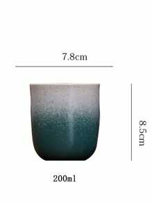 1pc 200ml Ceramic Concentrated Coffee Cup, Starry Speckled Luxury Water Mug, Personal Cup, Vintage Ceramic Coffee Cup, Household Drinking Cup, Latte Art Cup, Espresso Cup, Couple Cup, Breakfast Milk Cup Back To School