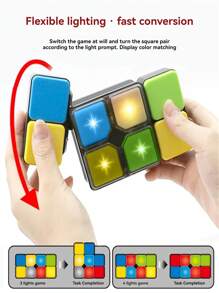 Cubo de Rubik infinito Flip Stereo 3D transformable, juguete educativo electrónico interactivo de puzle musical, gran regalo para Regreso a clases, Graduación, Temporada de Fiestas, para niños/niños/niñas