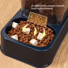 Automatic Cat Feeder And Water Dispenser, Automatic Dog Feeder, Self Feeding Cat Food Dispenser, Dog Food Dispenser, Cat Feeding And Watering Supplies, Cat Water Dispenser, Dog Water Dispenser, Dog Food And Water Dispenser, Food And Water Bowls For Dogs, Cats, Automatic Water Dispenser For Dogs, Cats, Pets - Multicolor - View 6