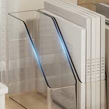 Transparent Student Desk Book Stand, Office Document File Storage Organizer Tray - Transparent - View 1