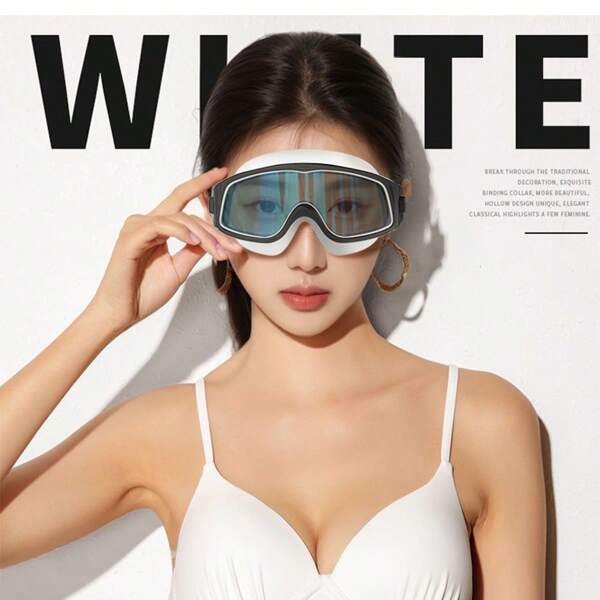 Whale Swim Goggles Adult Swim Goggles Anti Fog Swimming Goggles Wear Comfortable Polarizing Swim Goggles Adult/Unisex,Large Frame