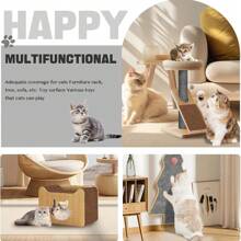 أغطية وقاية من خدش الأثاث للقطط، وسائد إزعاج خدش القطط اللاصقة للأثاث والحائط والسجاد، أغطية واقية لمخالب القطط للاستخدام الداخلي (تشمل المثبتات)