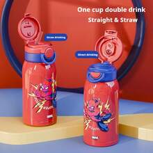 Disney Vaso aislado de acero inoxidable con pajita de la Princesa Elsa de color púrpura, con licencia oficial, adecuado para uso en el hogar y al aire libre, regalo perfecto para cumpleaños/Navidad - Multicolor - Ver 5