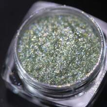 Polvo de mica con brillo multicolor de diamante y camaleón que cambia de púrpura a rojo, usado para arte de uñas, esmalte de uñas, resina epoxi, jabón, velas, bombas de baño, slime