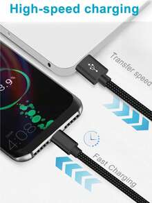 3FT/6FT/1 Meter/2 Meter USB Typ C Ladekabel, USB-C auf USB-A Schnellladekabel, USB A auf Typ C Ladekabel, kompatibel mit iPhone 15/15 Pro/15 Pro Max/15 Plus, kompatibel mit Samsung Galaxy S24/ S24+/ S24 Ultra, S23/ S23+/ S23 Ultra, S22/ S22+/ S22 Ultra, S21/ S21+/ S21 Ultra, S20 S10 S9 S8 - USB auf Typ-C - Übersicht 8