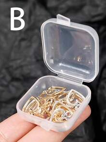 1 个透明收纳盒、28 格 DIY 钻石画盒、珠宝收纳盒、假指甲塑料收纳盒、水钻珠收纳盒等、美甲用品、美甲工具、美甲工具、返校、指甲、按压指甲用美甲工具