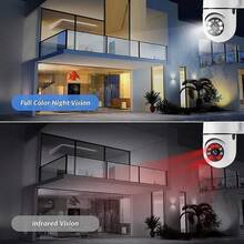 5MP Smart Home Security Camera Wireless With Color Night Vision, Two-Way Audio, Motion Tracking And App Control - Trắng 2 cái - Xem 6