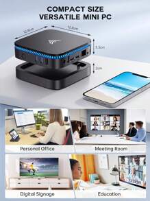 ACEMAGICIAN AK1PRO Mini PC N5105 2.9GHz 16GB RAM 512GB SSD M.2 Micro Desktop Computer, 4K UHD, Gigabit Ethernet, HDTV X 2 for Business, Home Cinema, W11 Pro