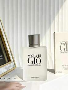 Perfume Giorgio Acqua di Gio EDT 100ml Hombre Fragancia Masculina Cítricas Notas Bergamota Almizcle Perfume Fresco Larga Duración Colonia Clásica Perfumería Regalo - Multicolor - Ver 6