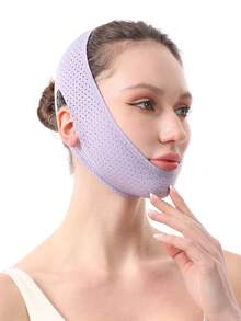 V-Shaped Face Lifting Bandage Sleep Mask, Breathable Design, Reusable