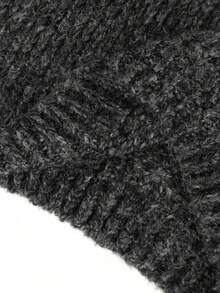 Knit Mix Áo len nữ dày dặn, cổ cao, tay dài, kiểu dáng thanh lịch, thiết kế họa tiết đồng xu cổ điển tinh tế, phù hợp cho mùa thu/đông, Giáng sinh, Lễ Tạ ơn, Năm mới và các ngày lễ khác, trang phục thường ngày thời trang, mùa tựu trường. - màu đen - Xem 11