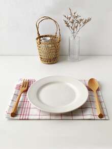 2/4/6/8 buc lavete de vase, prosoape de bucătărie în 2 culori, prosoape de bucătărie cu model grilă, prosoape de bucătărie 100% bumbac cu dungi și carouri, carouri albastre, carouri roșii, bucătărie și sufragerie, articole de bucătărie