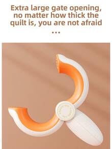 2个（颜色随机）大号晾衣夹，无痛防风塑料夹衣架，用于晾晒床上用品、零食夹 - 彩色 - 查看 6