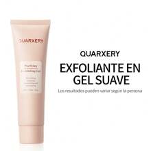 QUARXERY Gel Exfoliante Purificante 2 Piezas - Suave para Rostro, Limpia Suciedad, Aceites y Contaminação | Hidrata, Regula Equilibrio Agua-Aceite, Apto para Todas las Pieles (Grasa, Seca, Mixta)