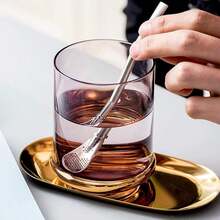 1 件 304 不锈钢吸管勺，创意两用花茶浸泡勺，适用于咖啡、茶和花草茶、厨房、圣诞礼物 - 金色 - 查看 9