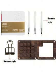 6 Stück Mini Reise Palette Set, tragbares Aquarell Set, 8/15 Feld Farbkasten, Skizzenbuch, Ordner und Pinsel für Künstler und Studenten Schulanfang, Muttertag, Geschenk für Mutter