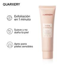 QUARXERY Gel Exfoliante Purificante 2 Piezas - Suave para Rostro, Limpia Suciedad, Aceites y Contaminação | Hidrata, Regula Equilibrio Agua-Aceite, Apto para Todas las Pieles (Grasa, Seca, Mixta)